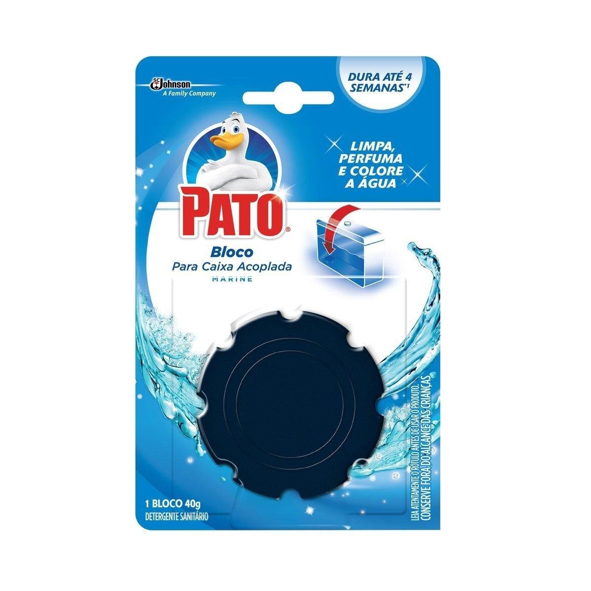 Detergente Sanitário Bloco para Caixa Acoplada Marine Pato 40g