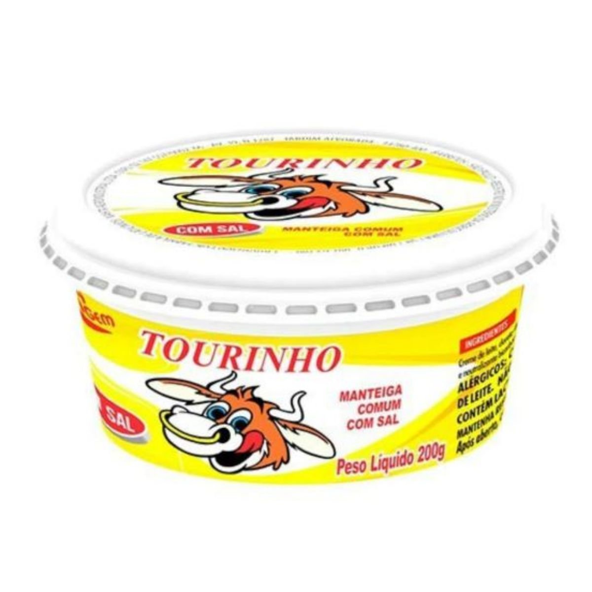 Manteiga Extra com Sal Tourinho Pote 200g