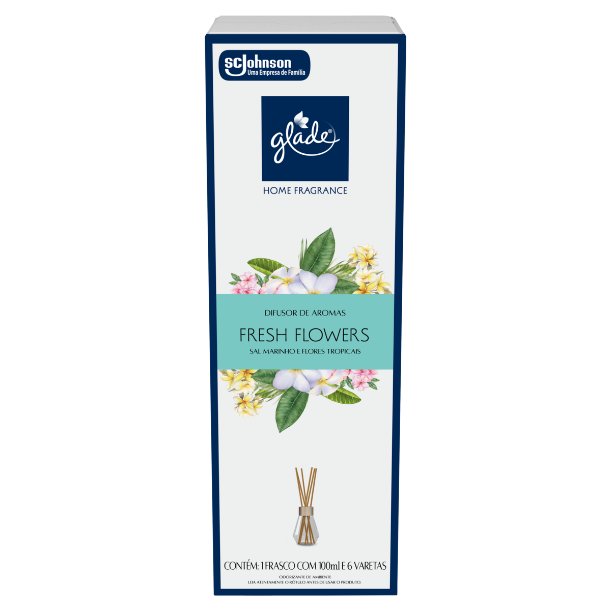 Difusor de Aromas Fresh Flowers Glade Home Fragrance Caixa 100ml
