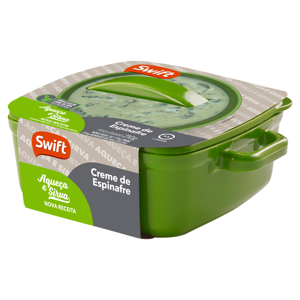 Creme de Espinafre Swift Prato Pronto 210g