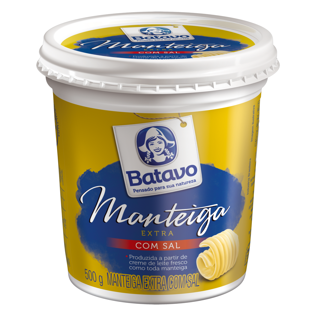 Manteiga Extra com Sal Batavo Pote 500g