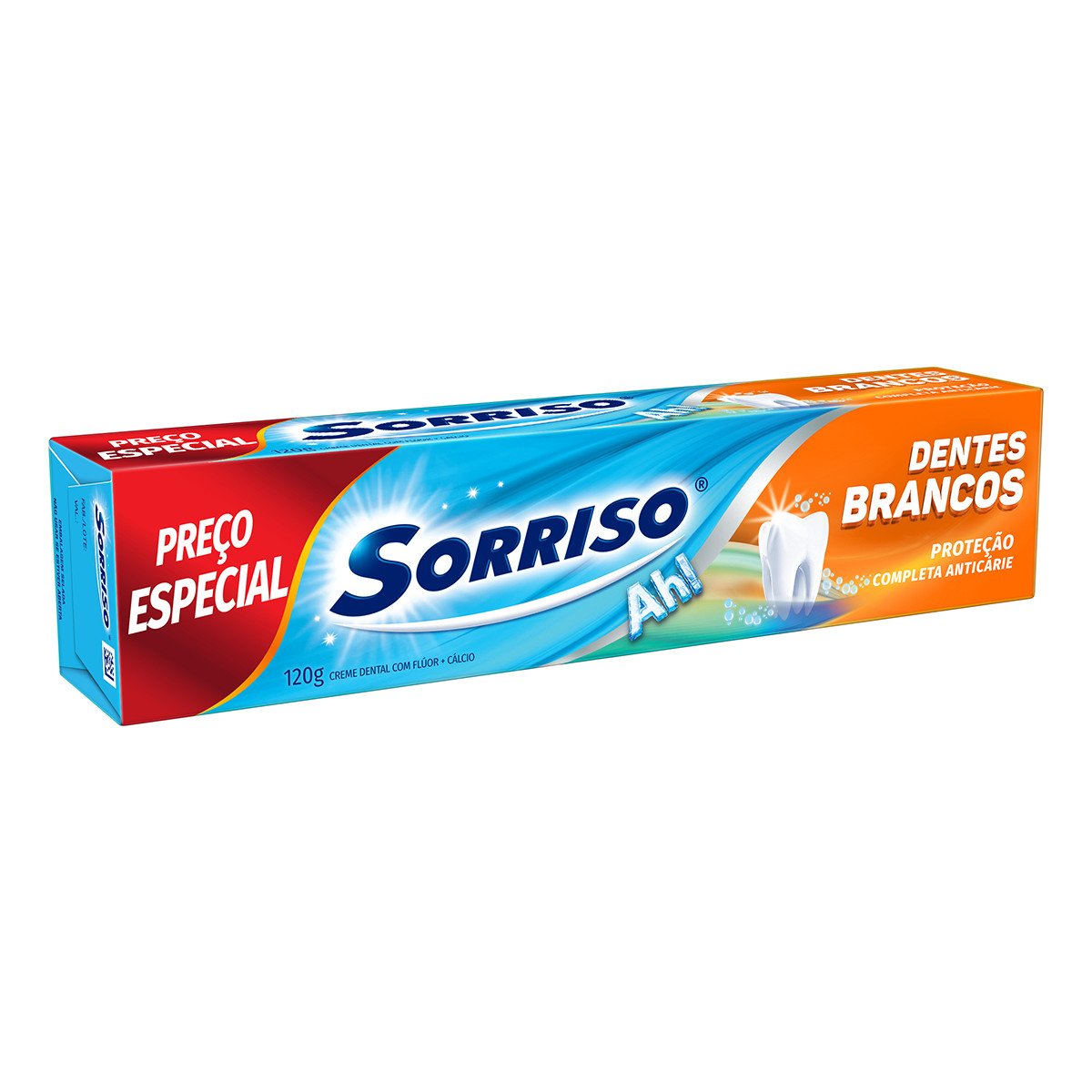 Creme Dental Sorriso Dentes Brancos Caixa 120g