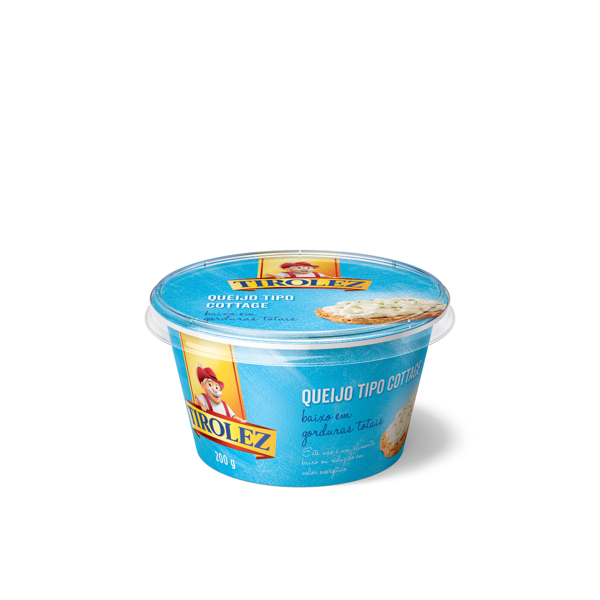 Queijo cottage TIROLEZ pote 200g