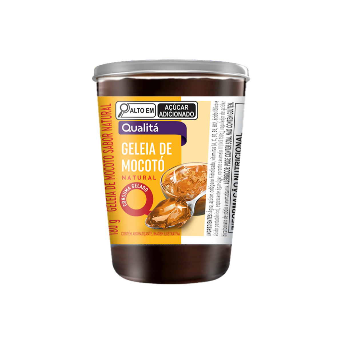 Geleia de Mocotó Natural Qualitá Vidro 180g