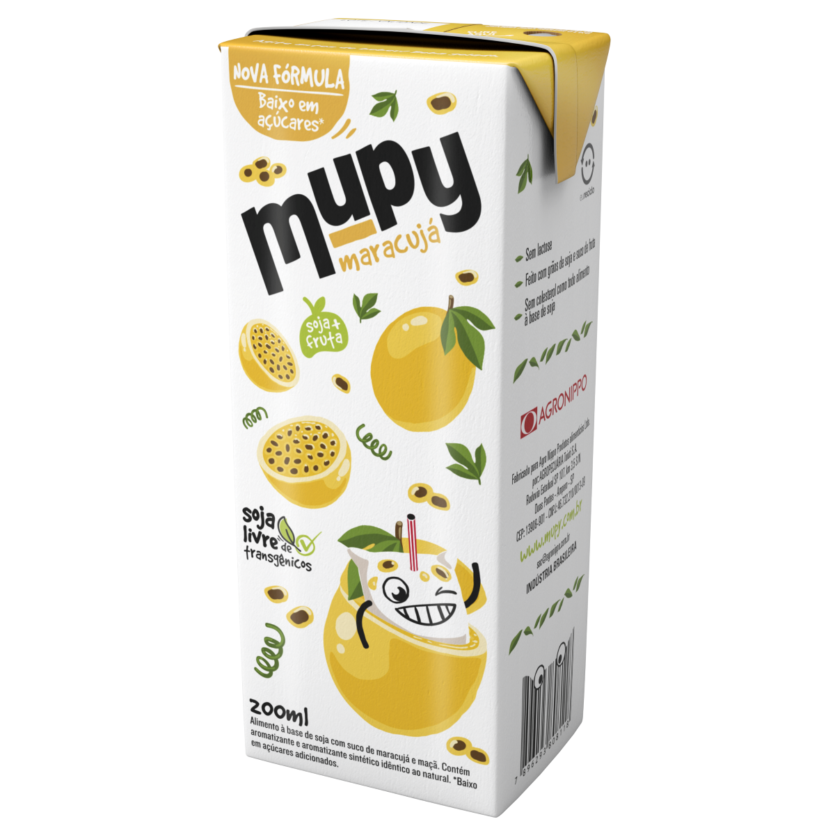 Bebida à Base de Soja Maracujá Mupy Caixa 200ml