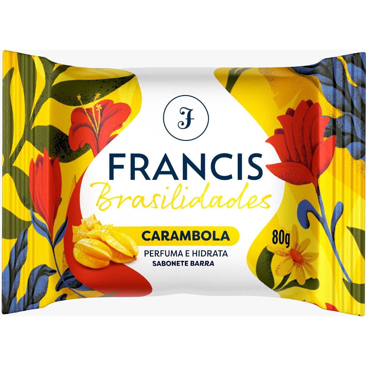 Sabonete Barra Carambola Francis Brasilidades Flow Pack 80g