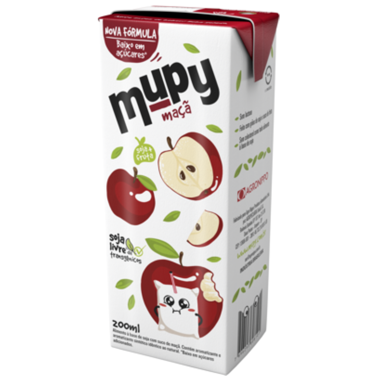 Bebida à Base de Soja Maçã Mupy Caixa 200ml