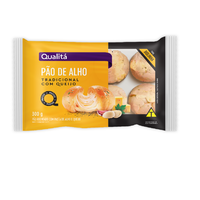 Pão de Alho Bolinha Tradicional Recheio Queijo Qualitá Pacote 300g