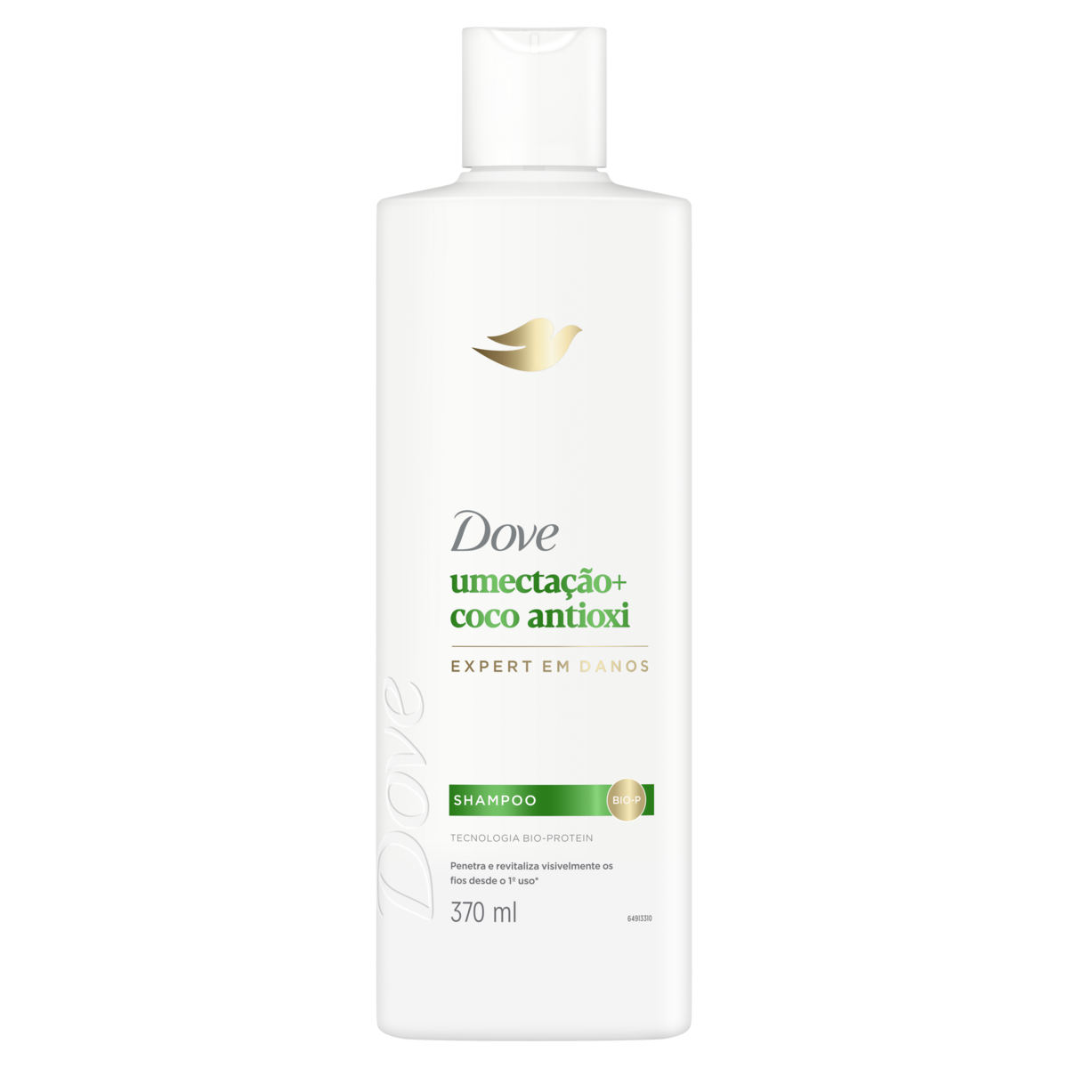 Shampoo Dove Umectação + Coco Antioxi Frasco 370ml