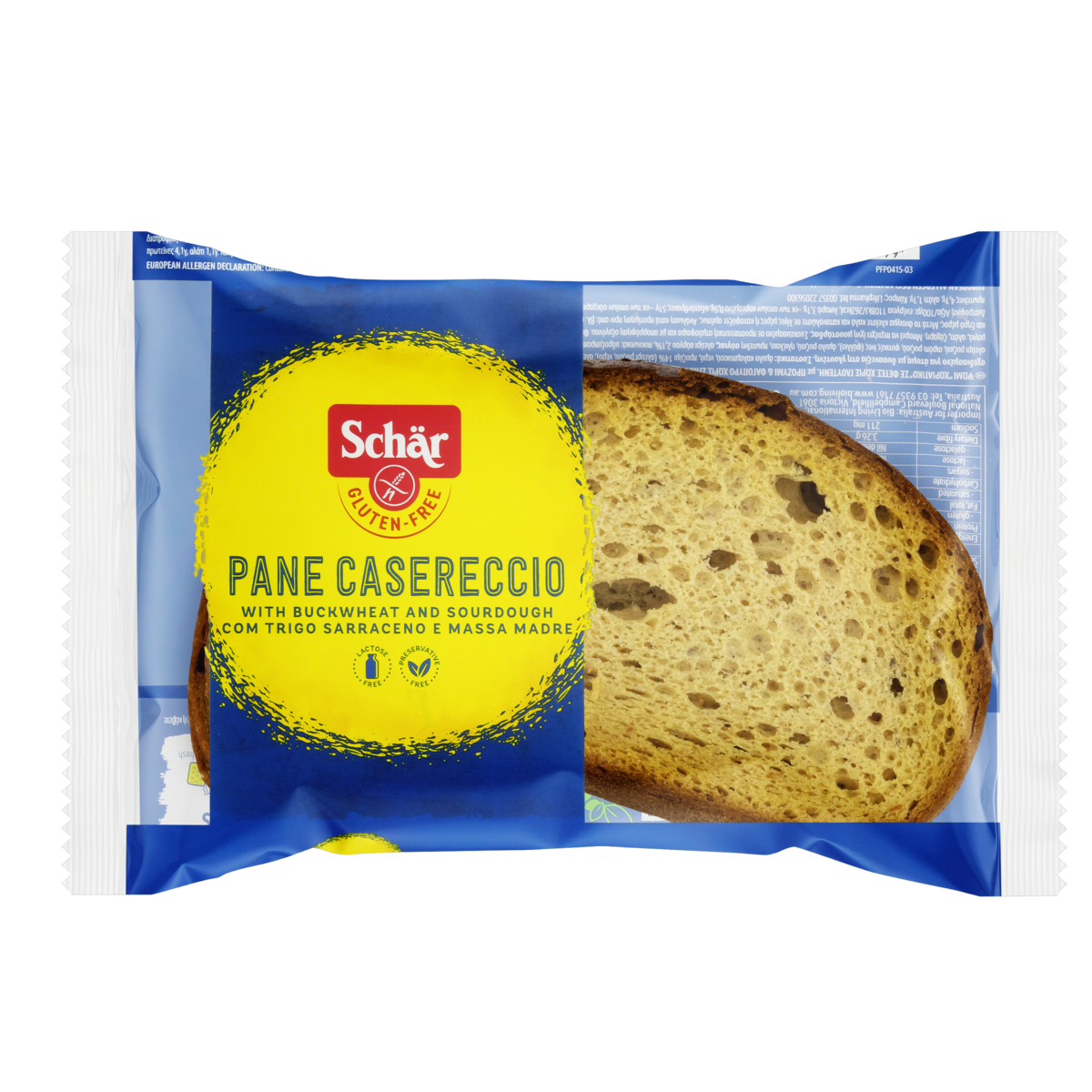 Pão Caseiro sem Glúten Zero Lactose Schär Pacote 240g