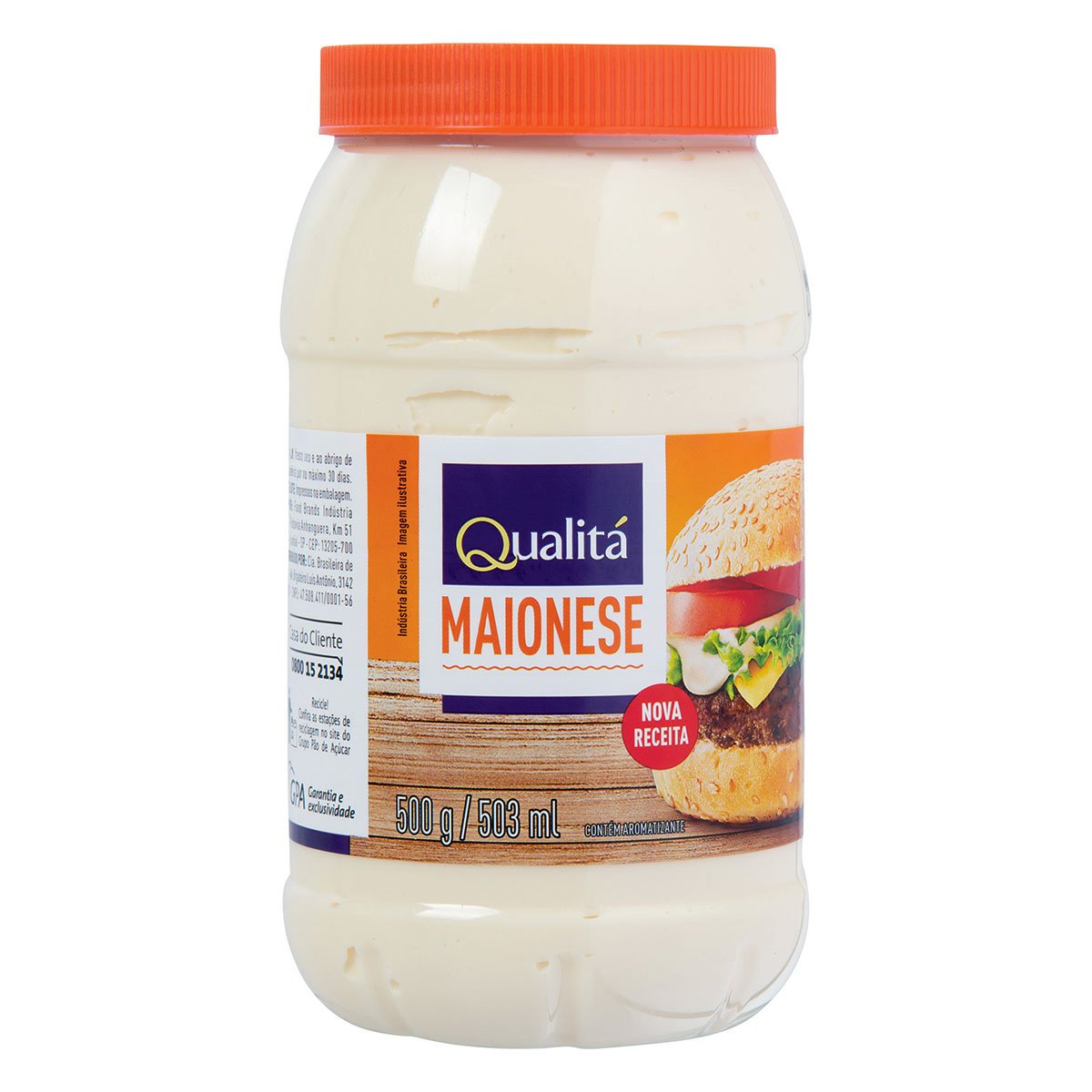 Maionese Tradicional Qualitá Pote 500g