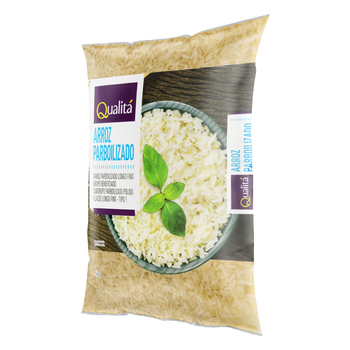 Arroz Parboilizado Tipo 1 Qualitá Pacote 5kg