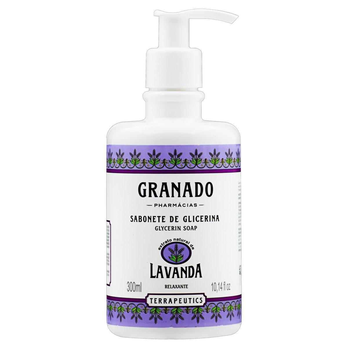 Sabonete Líquido de Glicerina Lavanda Granado Terrapeutics Frasco 300ml