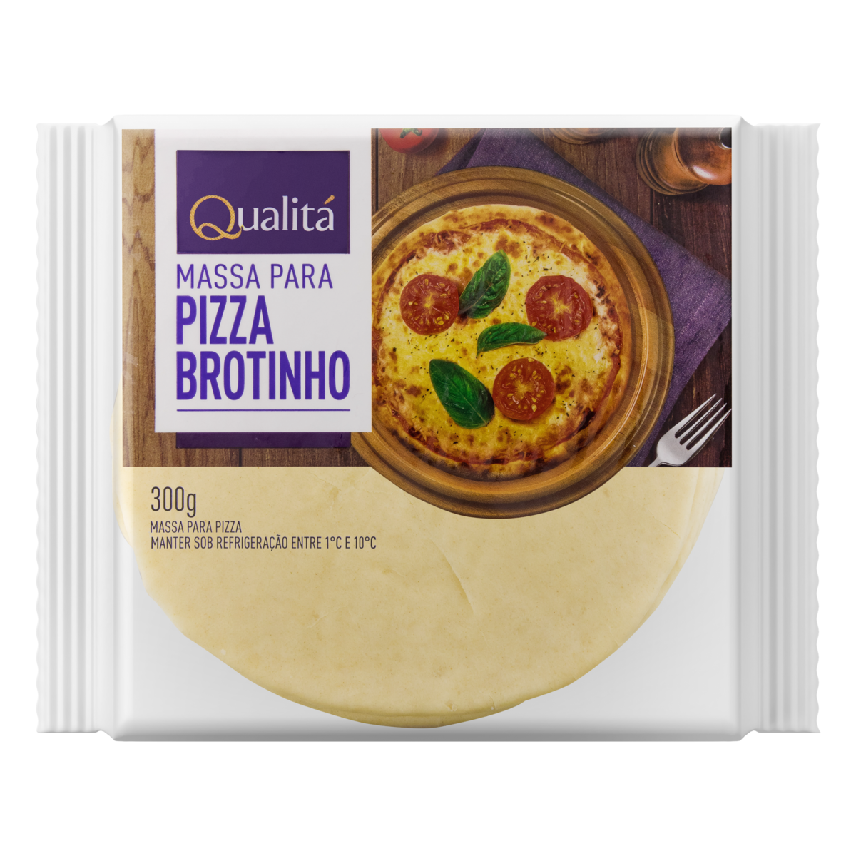 Massa Para Pizza Brotinho QUALITÁ Pacote 300g