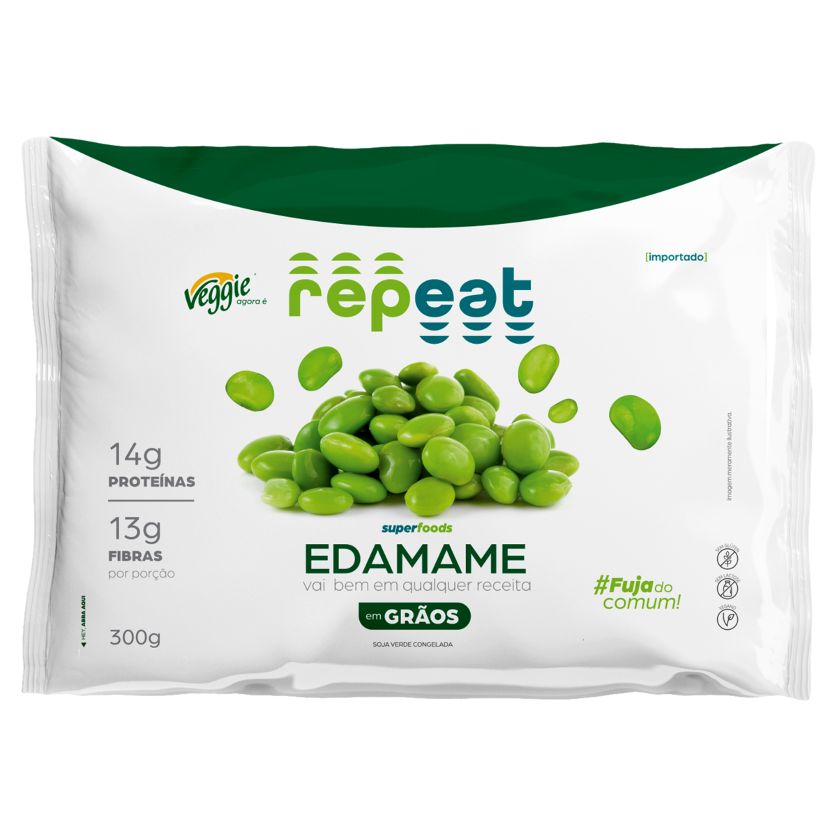Edamame em Grãos Repeat 300g