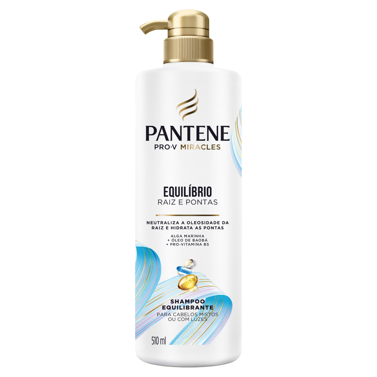 Shampoo Pantene Equilíbrio Raiz e Pontas Frasco 510ml