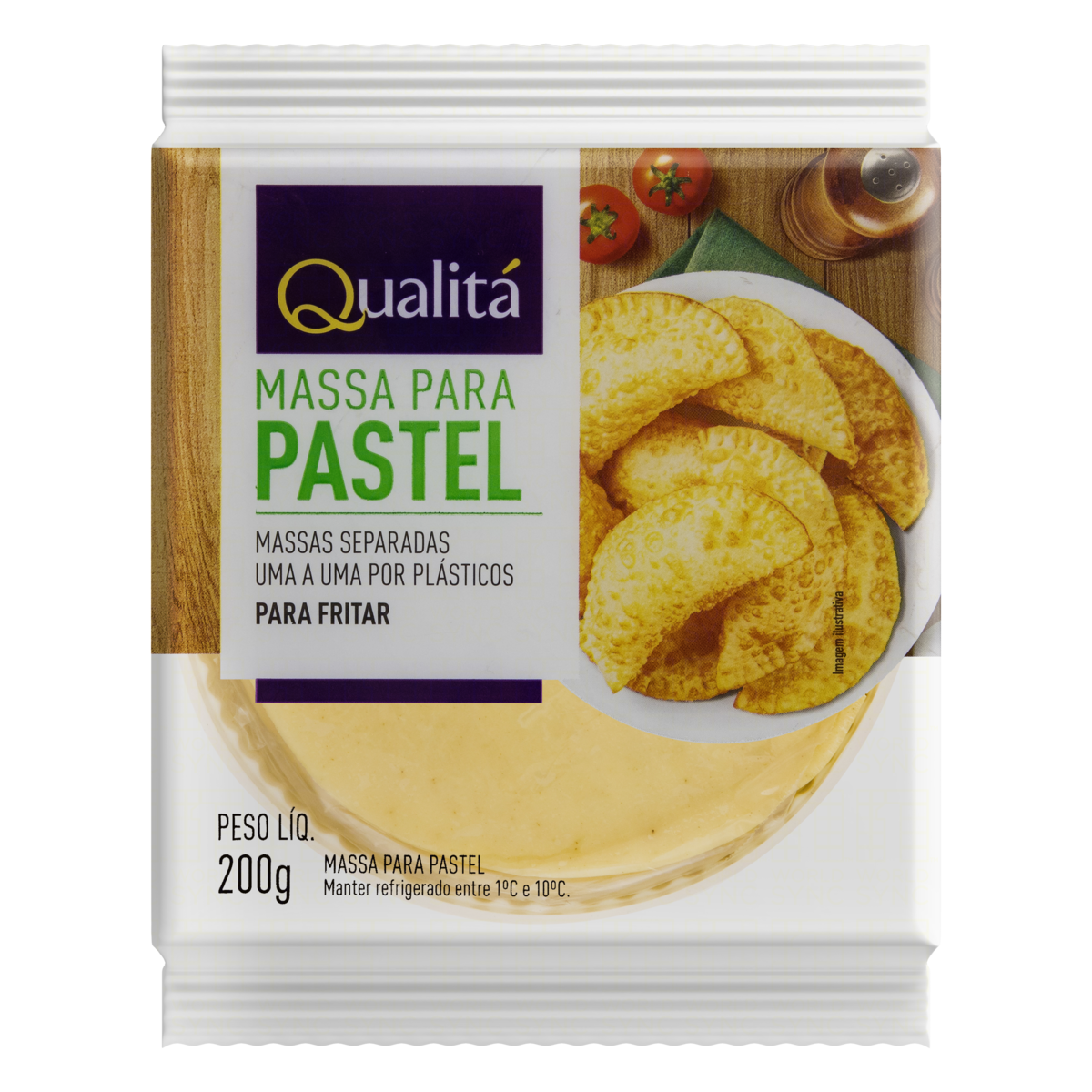 Massa Para Pastel QUALITÁ Pacote 200g