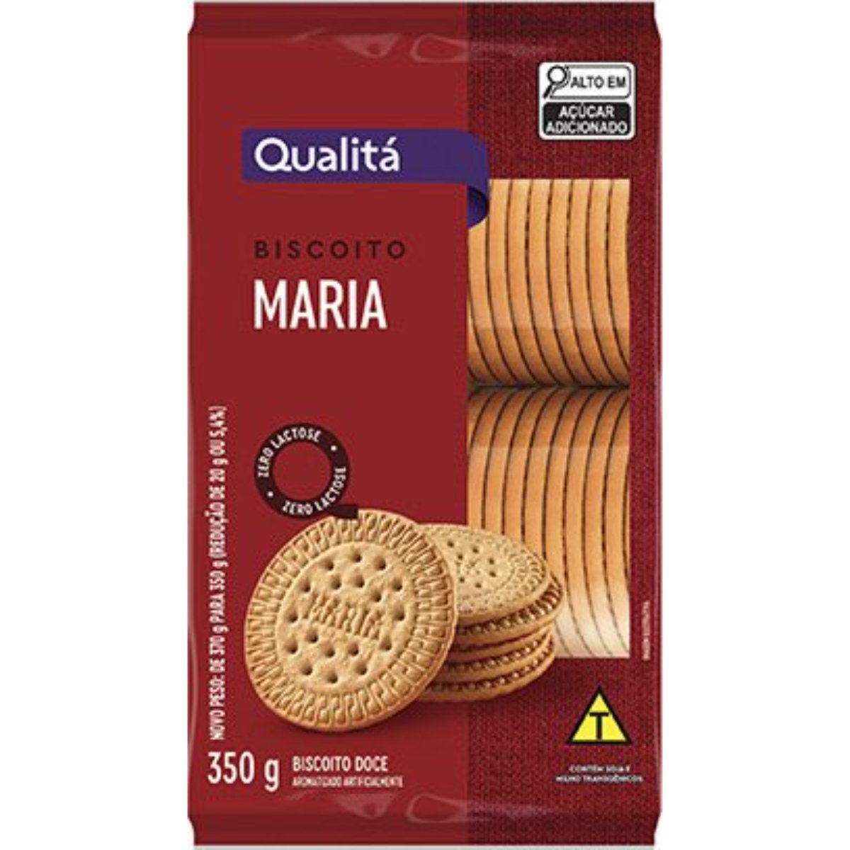 Biscoito Maria Zero Lactose Qualitá Pacote 350g