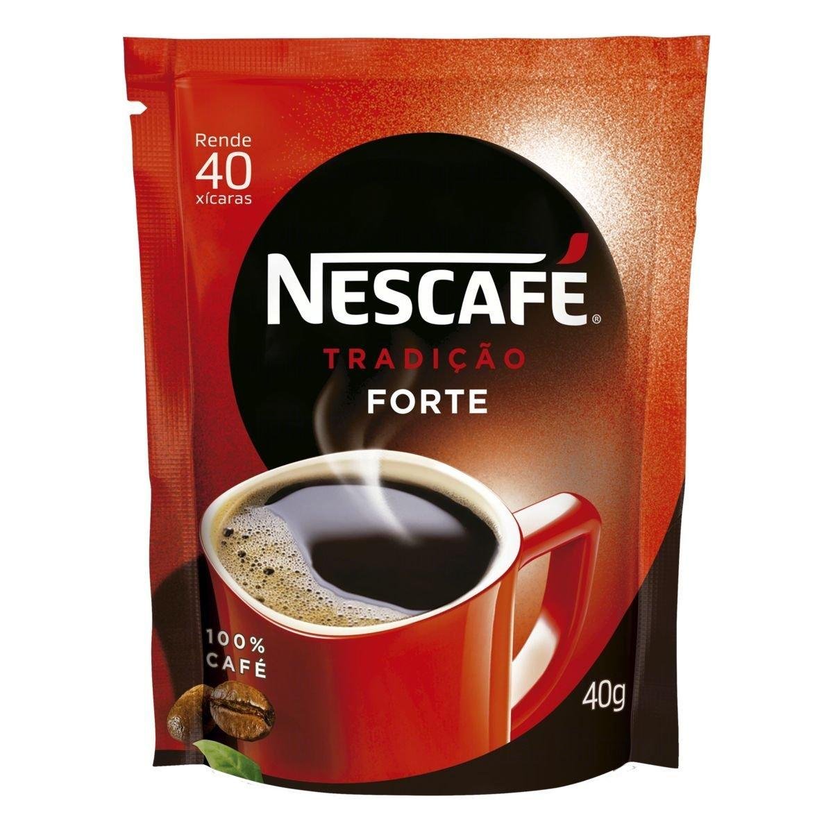 Café Solúvel Granulado Forte Nescafé Tradição Sachê 40g