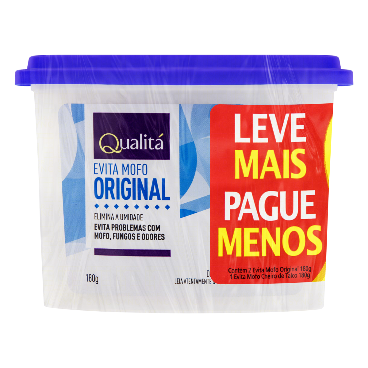Pack com 3 Evita Mofo QUALITÁ Original Pote 180g Cada