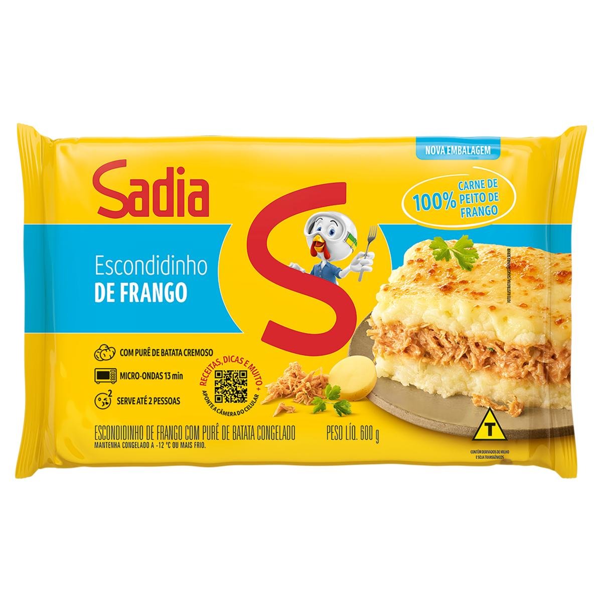 Escondidinho Frango Sadia Pacote 600g