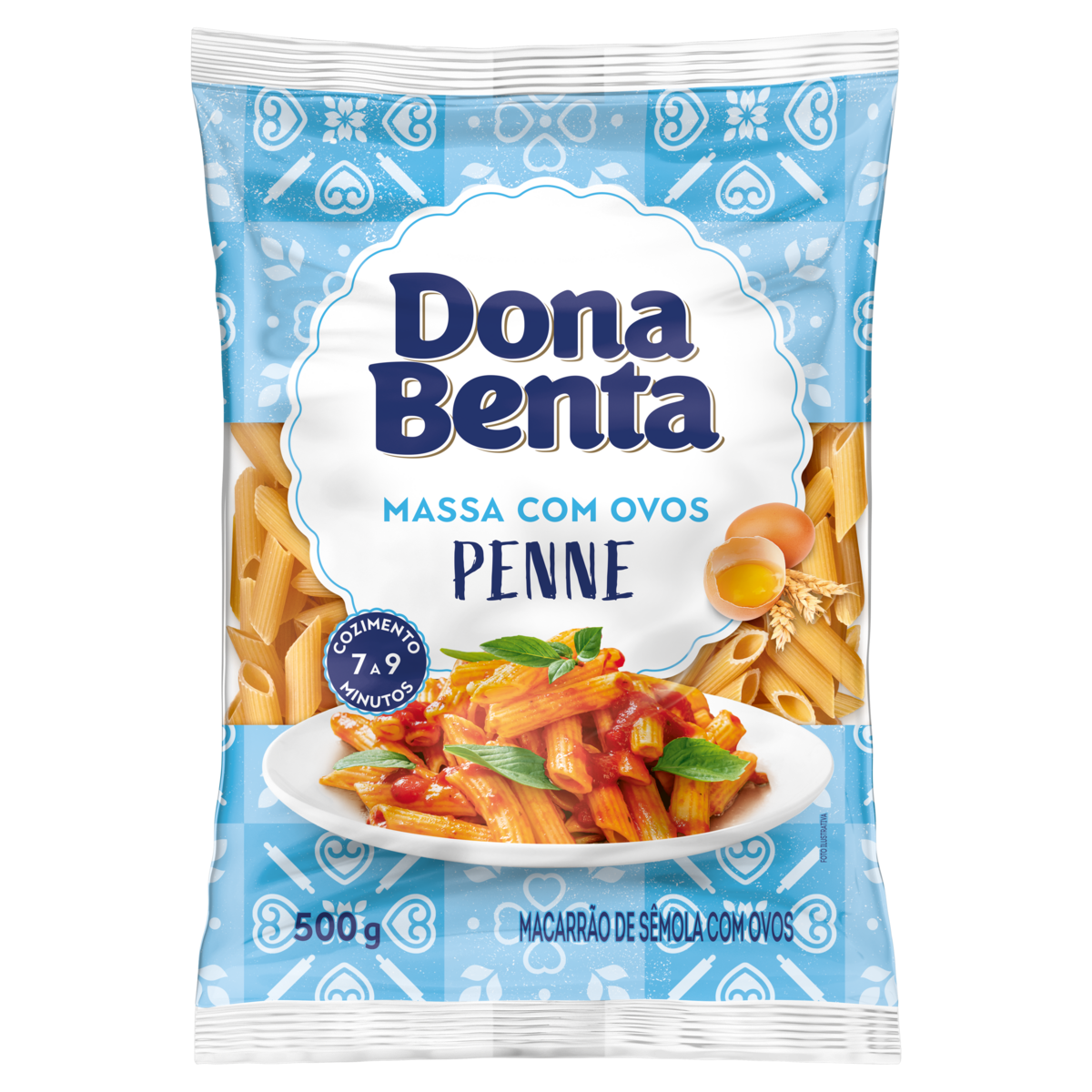 Macarrão com Ovos Pena DONA BENTA Pacote 500g