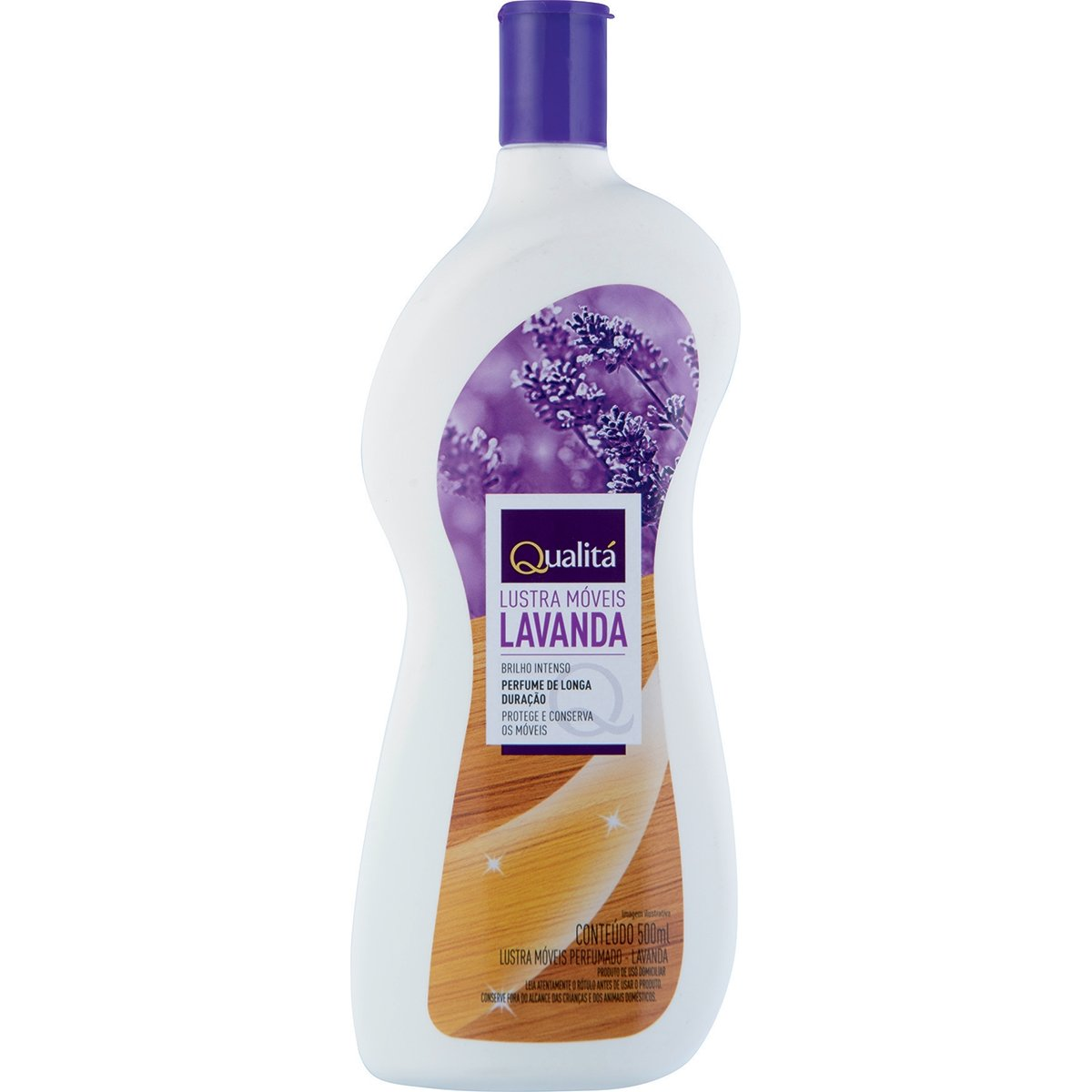 Lustra-Móveis Brilho Intenso Lavanda Qualitá Frasco 500ml