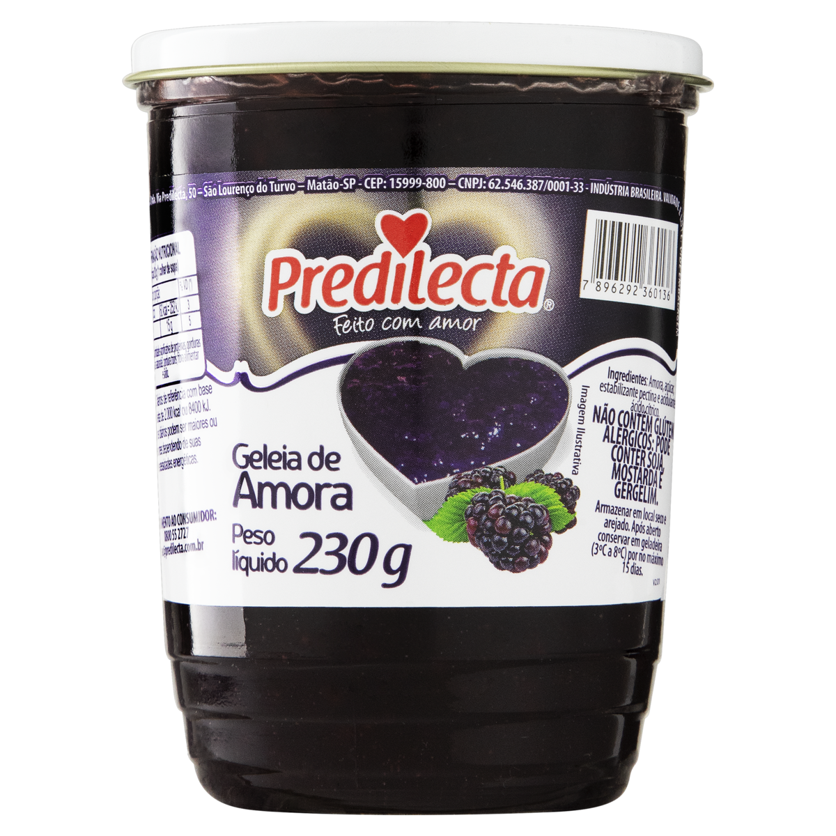 Geleia Amora Predilecta Vidro 230g