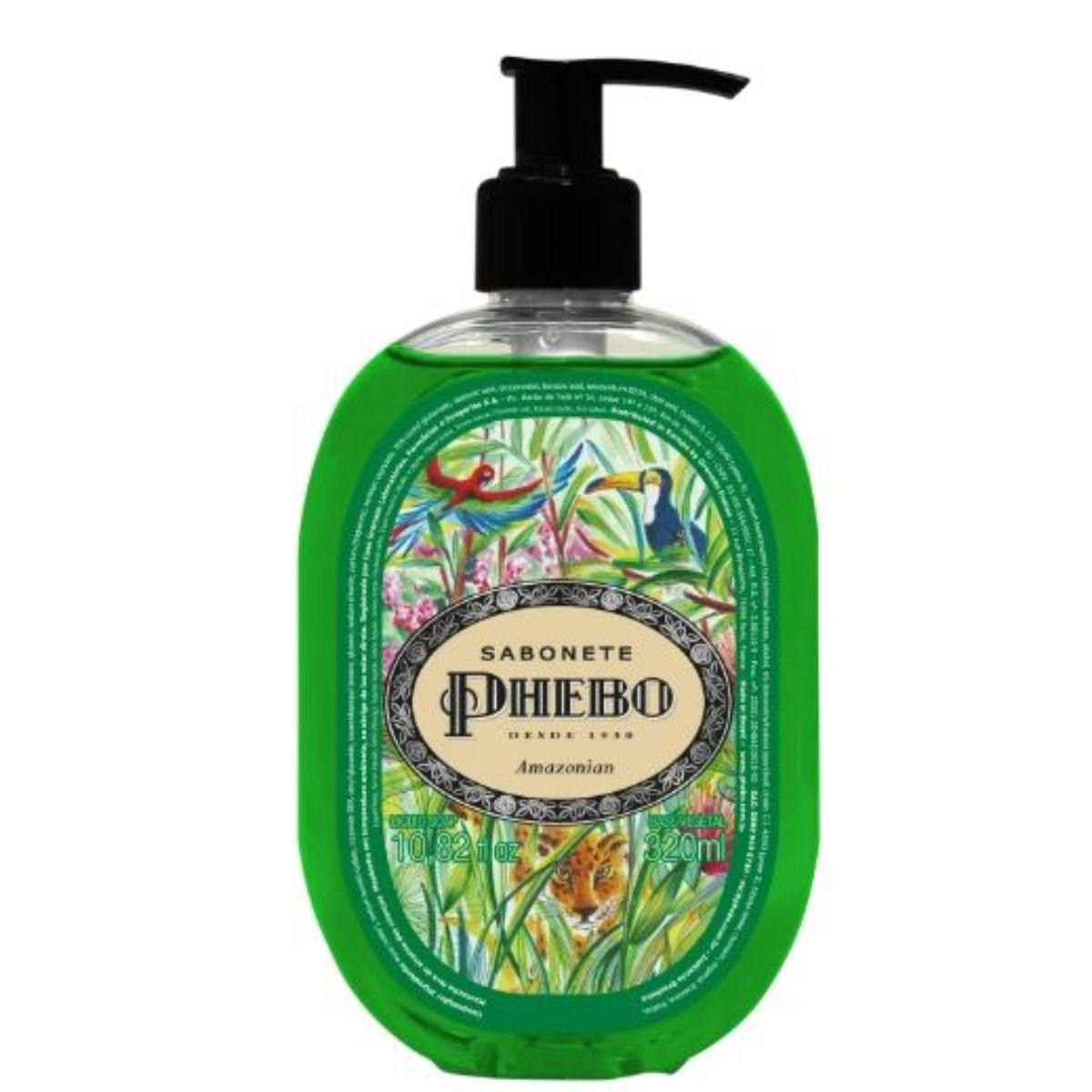 Sabonete Líquido Amazonian Phebo Frasco 320ml