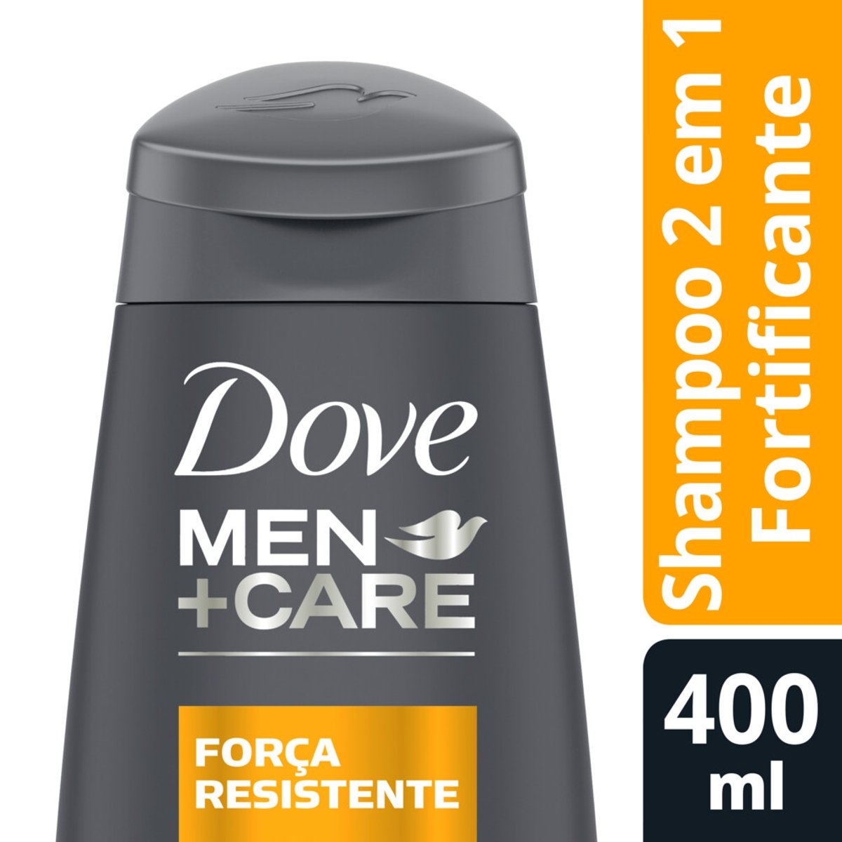 Shampoo Dove Men+Care Força Resistente Frasco 400ml
