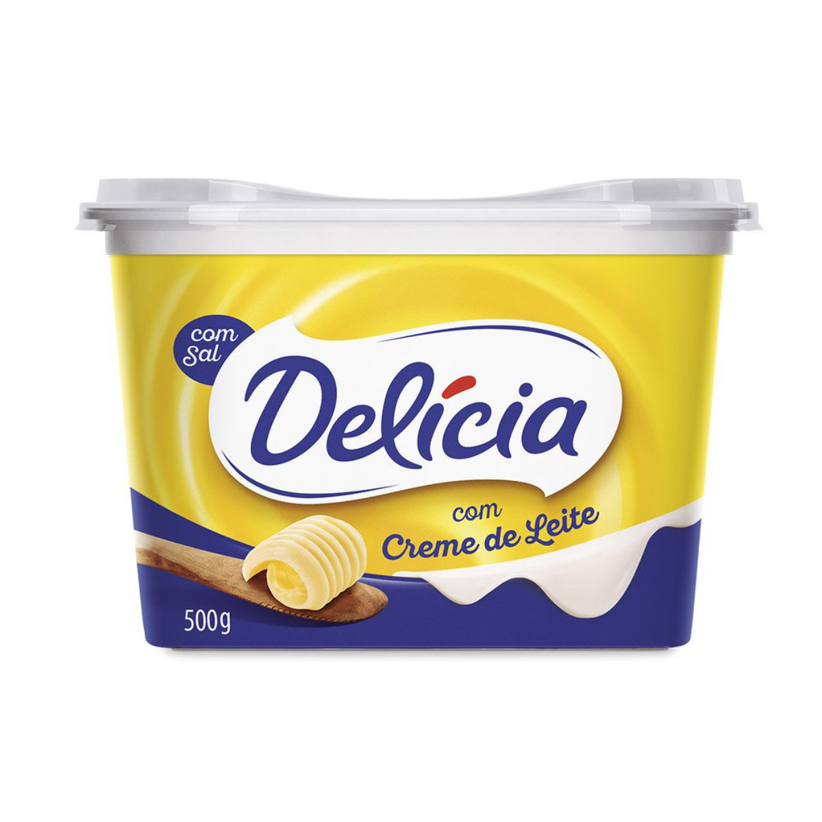 Margarina com Sal e Creme de Leite Delícia Pote 500g