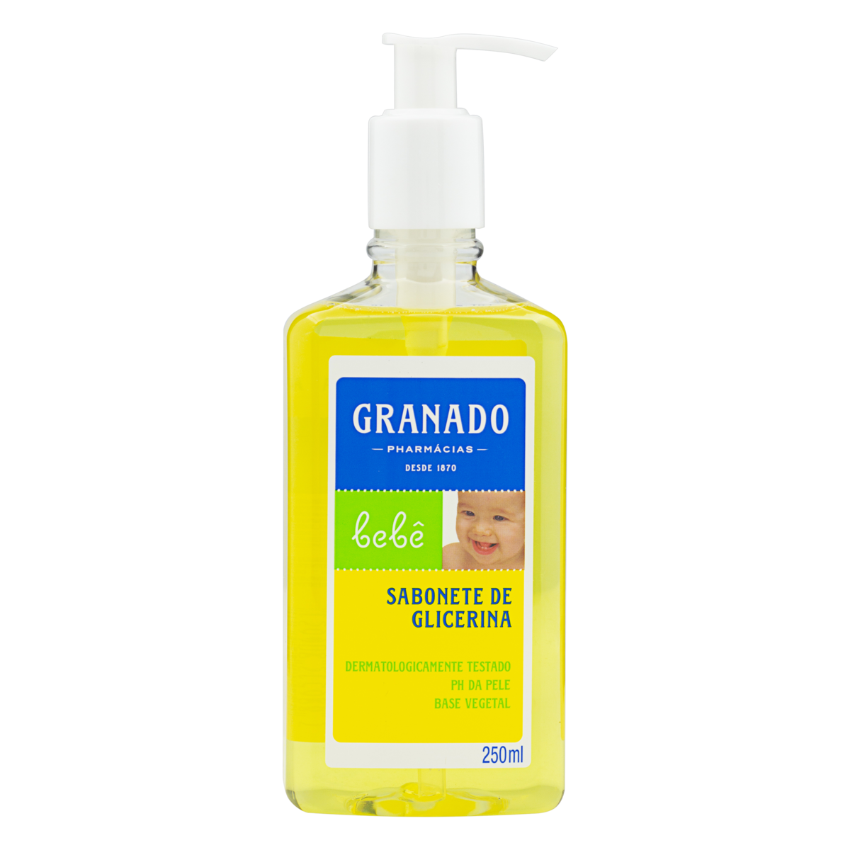Sabonete Líquido Suave de Glicerina Granado Bebê Frasco 250ml