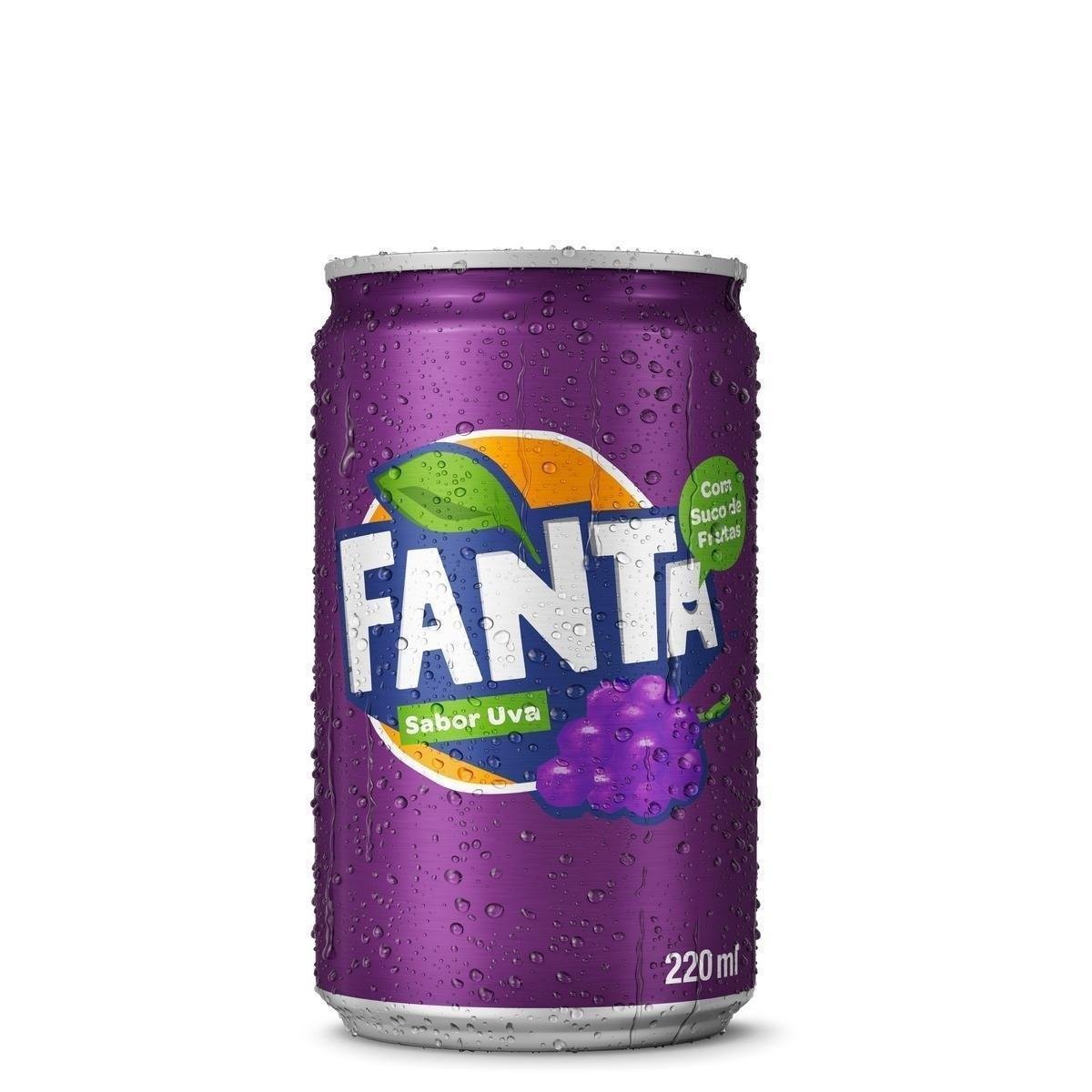 Refrigerante Uva Fanta Lata 220ml