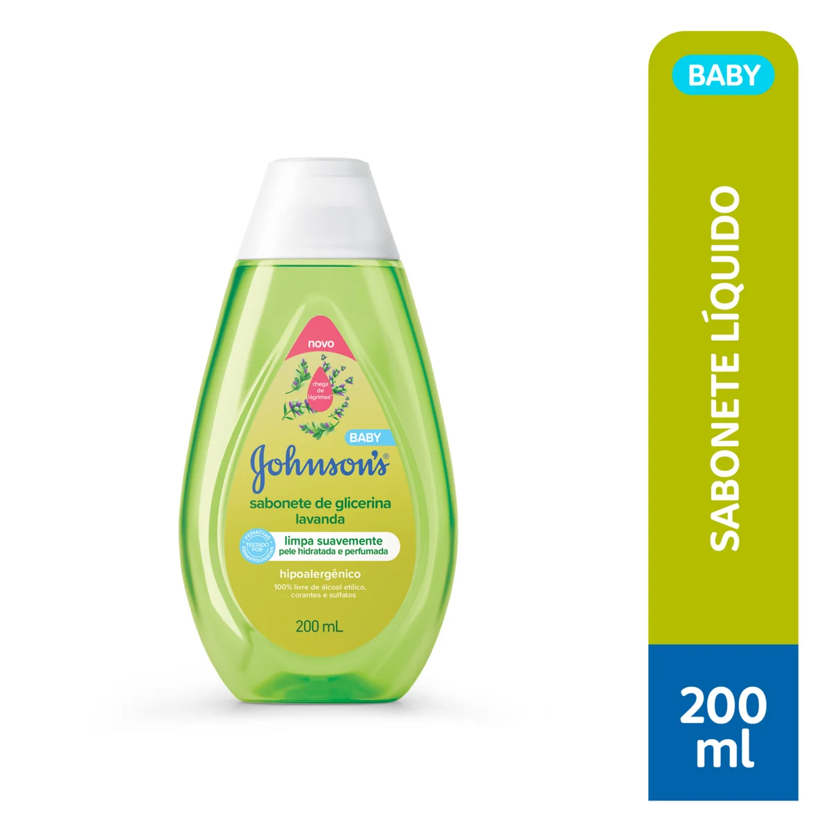 Sabonete Líquido de Glicerina Lavanda Johnsons Baby Frasco 200ml