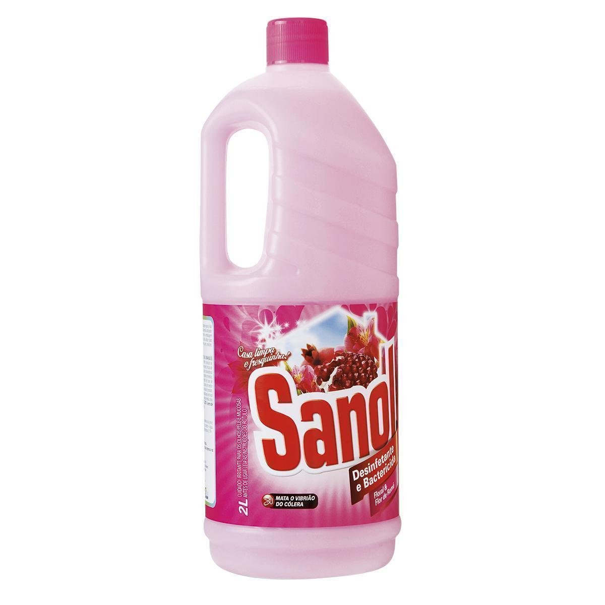 Desinfetante Bactericida Floral Sanol Frasco 2l
