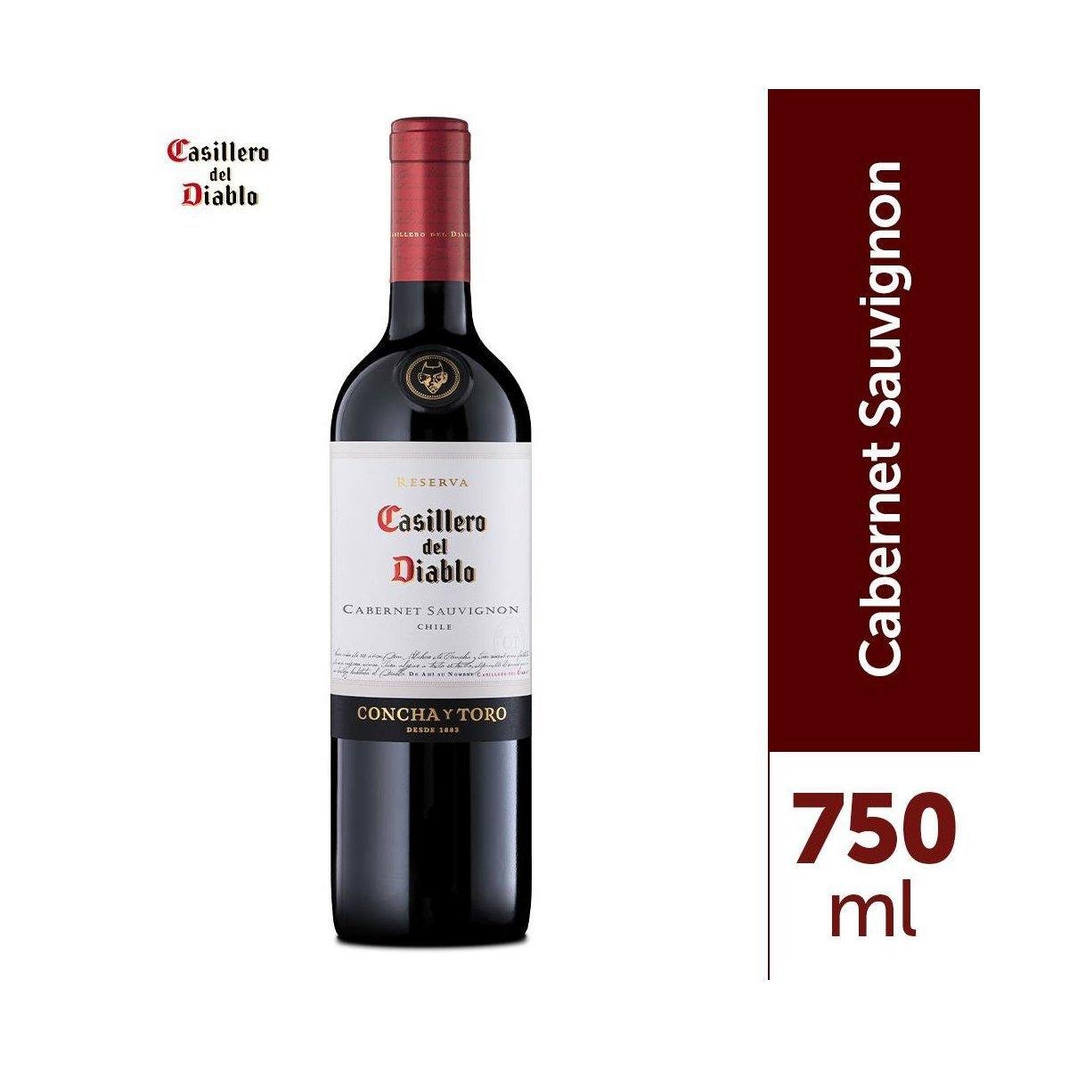 Vinho Tinto Chileno Casillero Del Diablo Cabernet Sauvignon 750ml