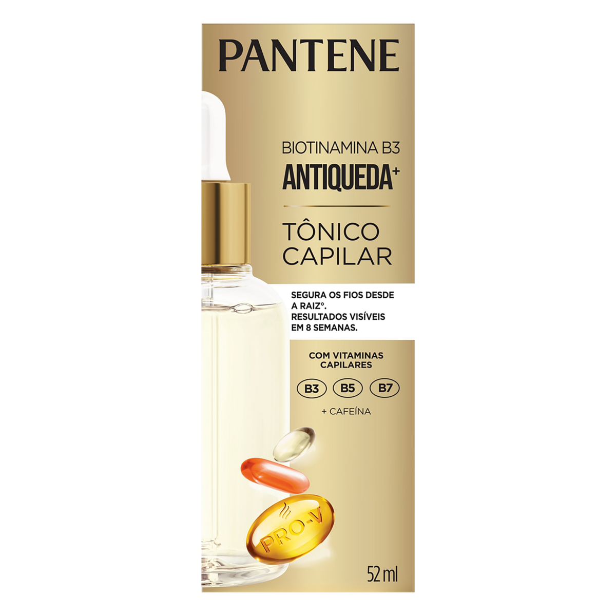 Tônico Capilar Antiqueda Pantene Biotinamina B3 Caixa 52ml Conta-Gotas