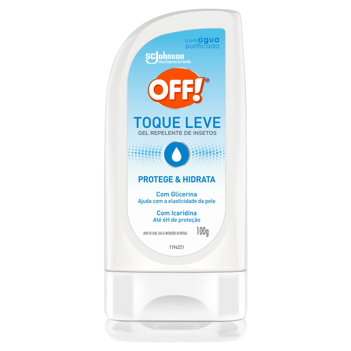 Repelente Gel Off! Toque Leve Caixa 100g