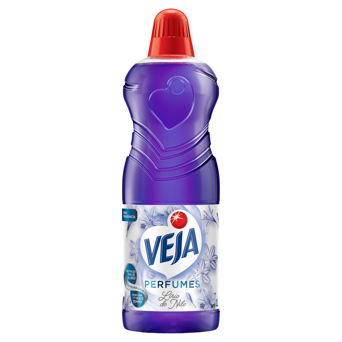 Limpador Perfumado Lírio do Nilo Veja Perfumes Frasco 1l