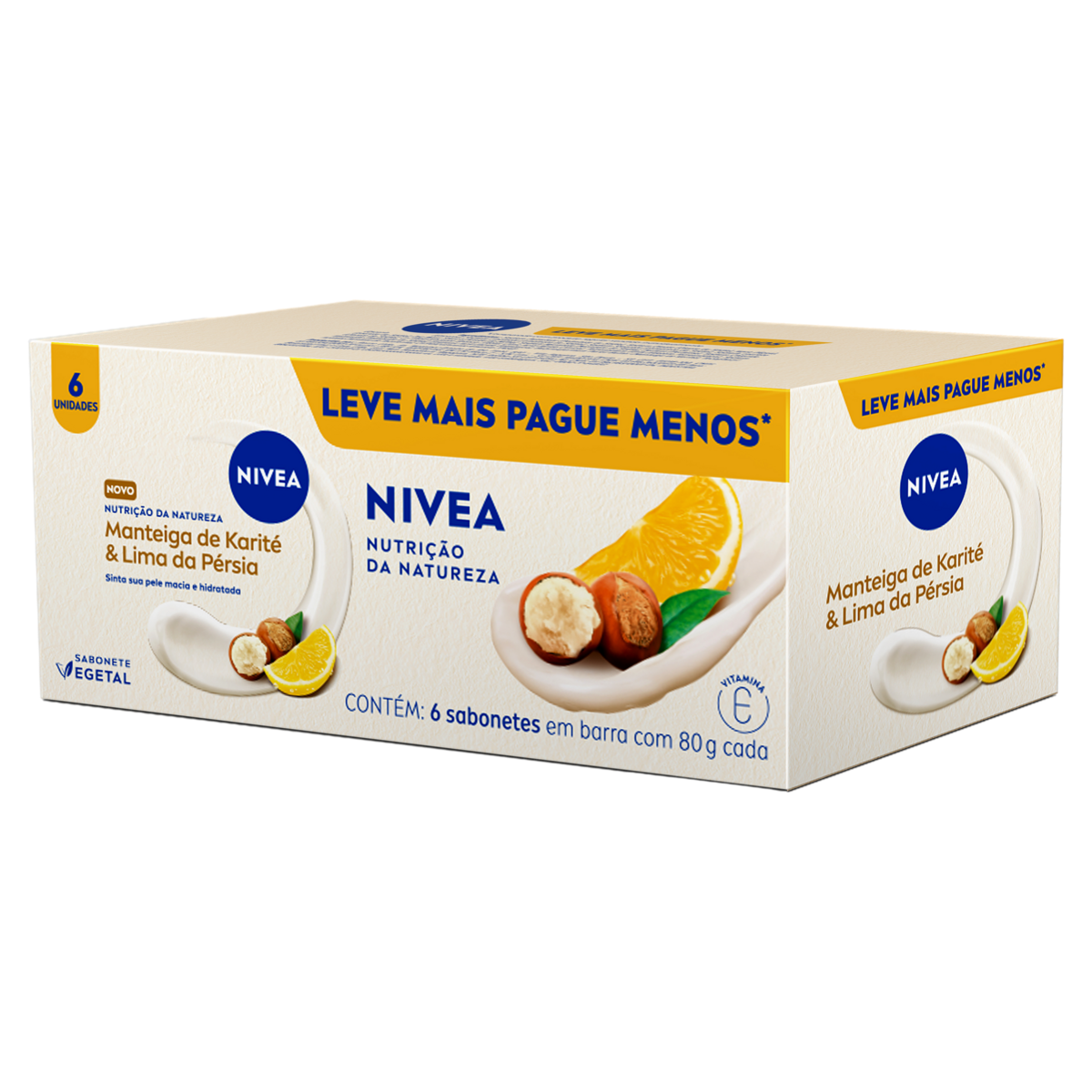 Sabonete Nivea Karité E Lima Da Persia 6X80G