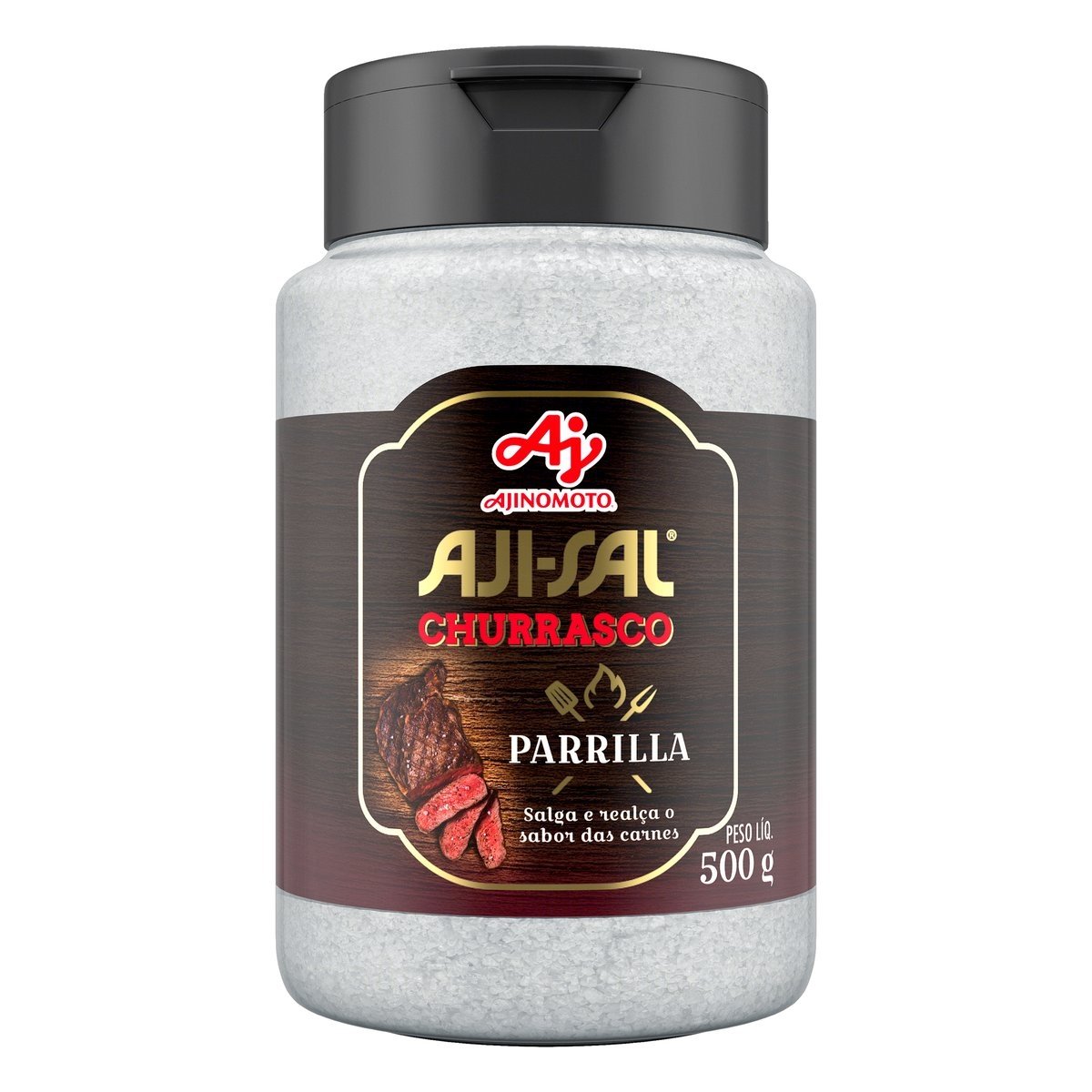 Sal de Parrilla para Churrasco Aji-Sal Frasco 500g