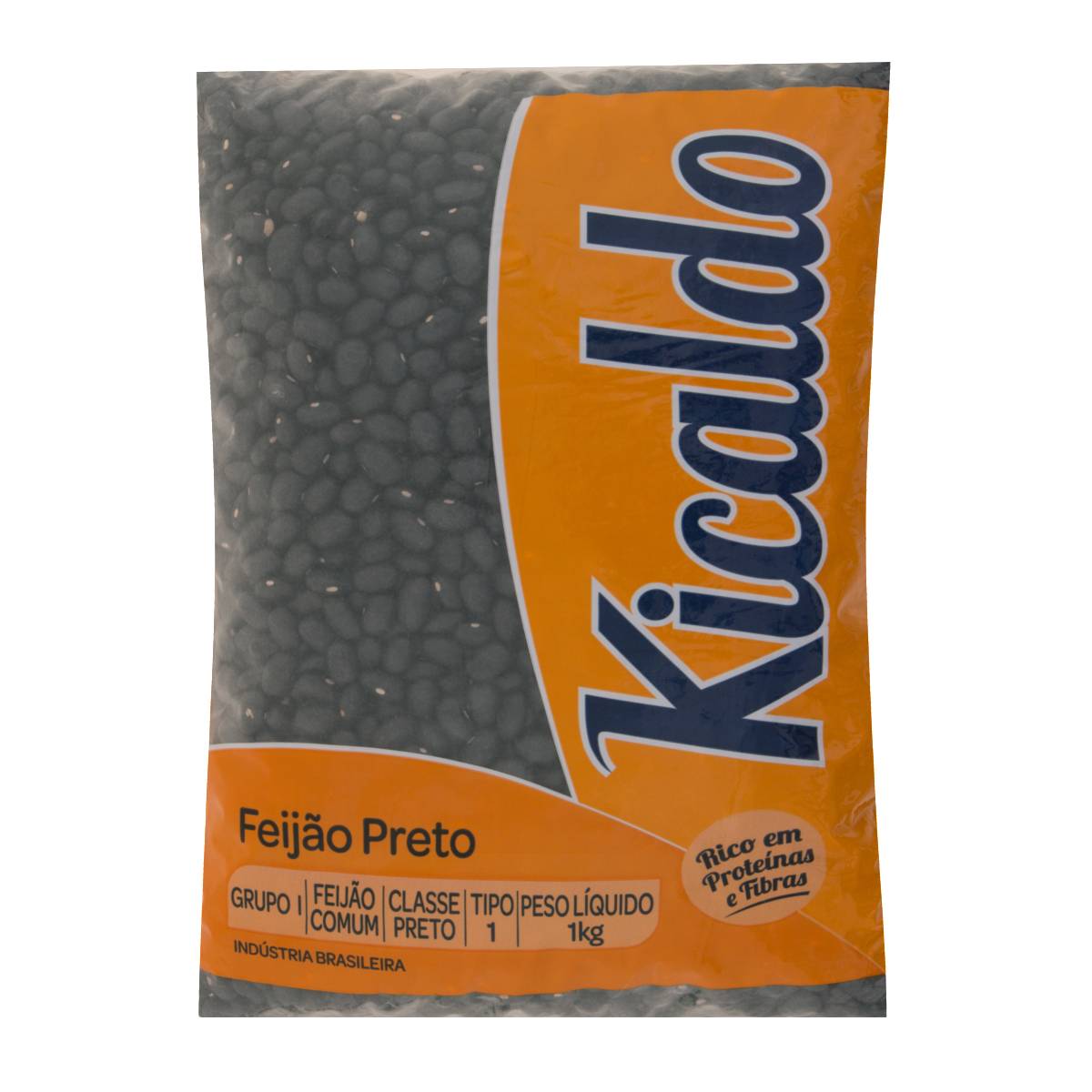 Feijão Preto Tipo 1 Kicaldo Pacote 1Kg