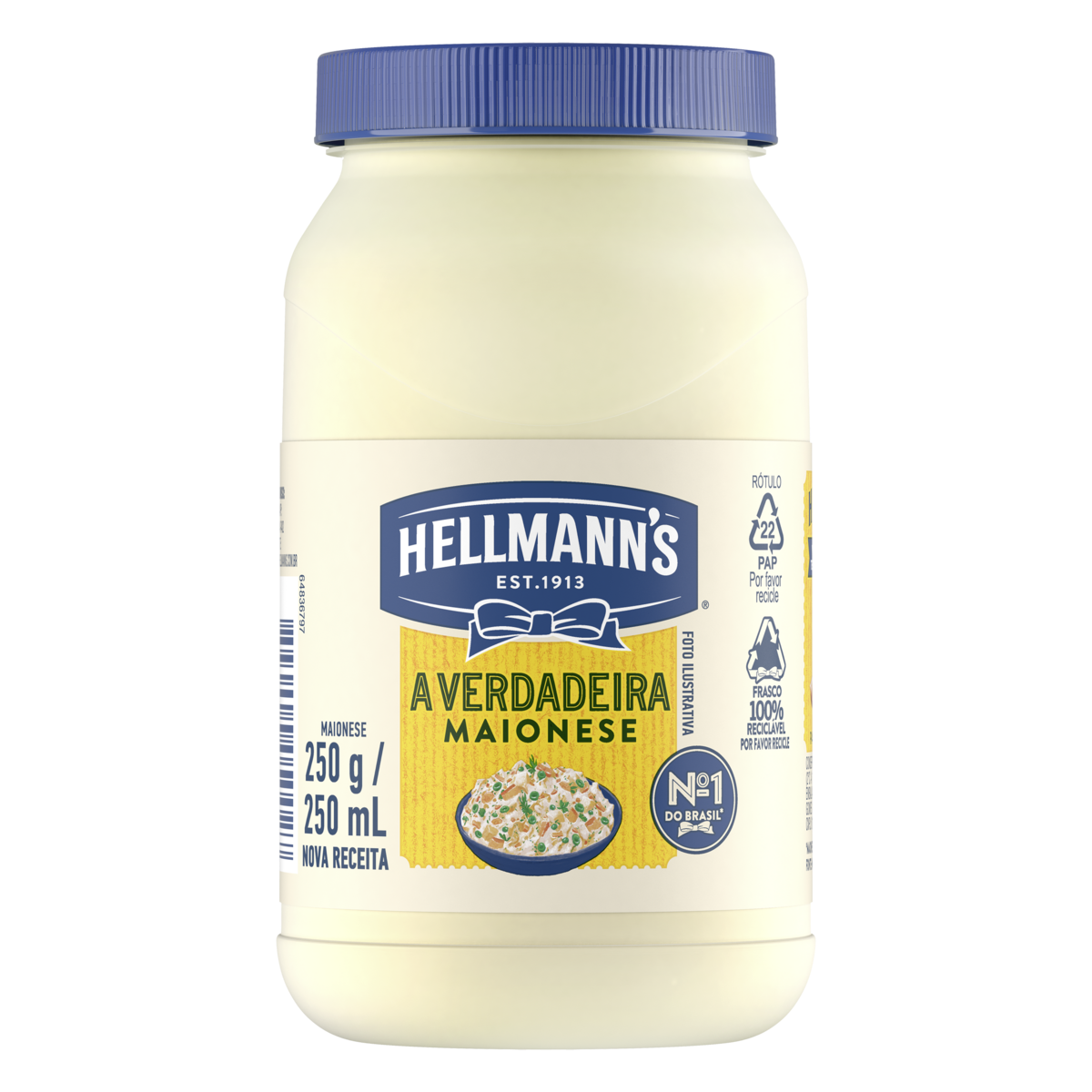Maionese Hellmanns Tradicional 250G