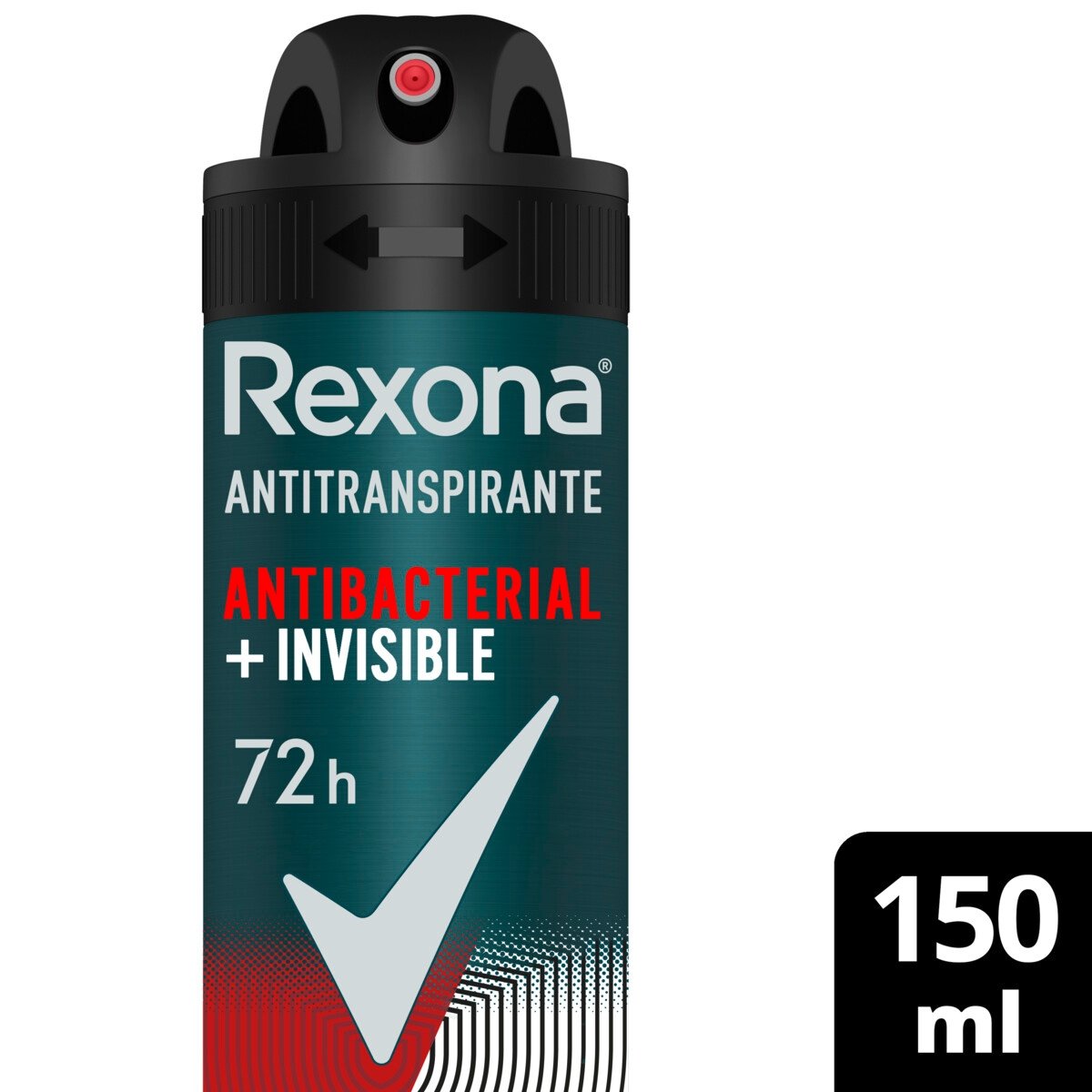 Antitranspirante Aerossol Antibacterial e Invisible Rexona Men 150ml Spray