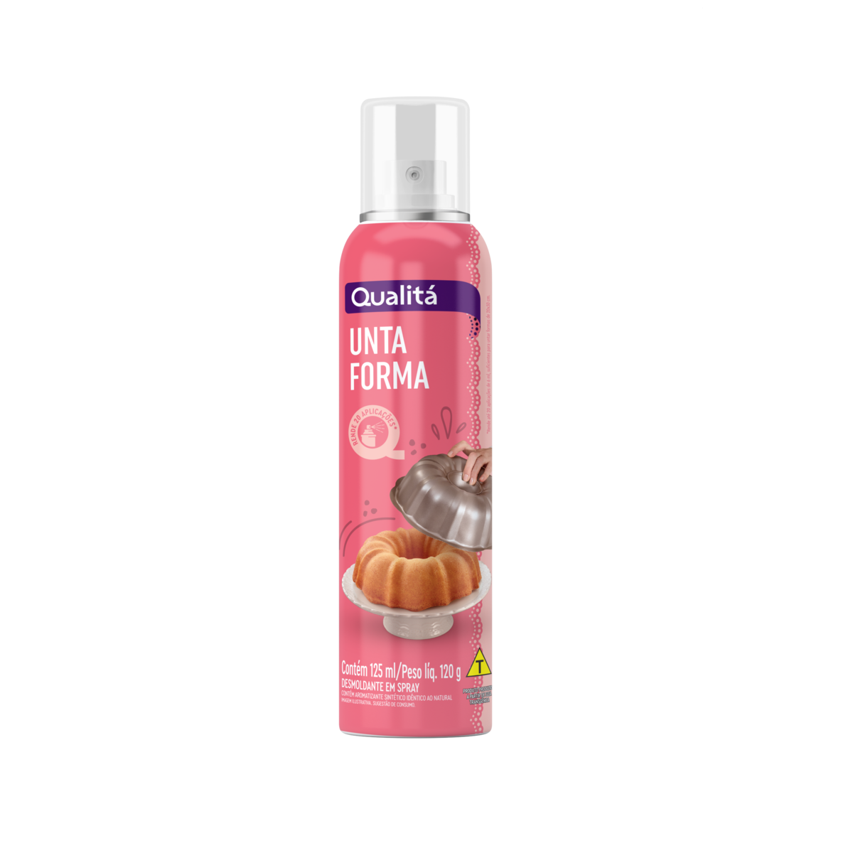Desmoldante Unta Formas Qualitá Lata 125ml Spray