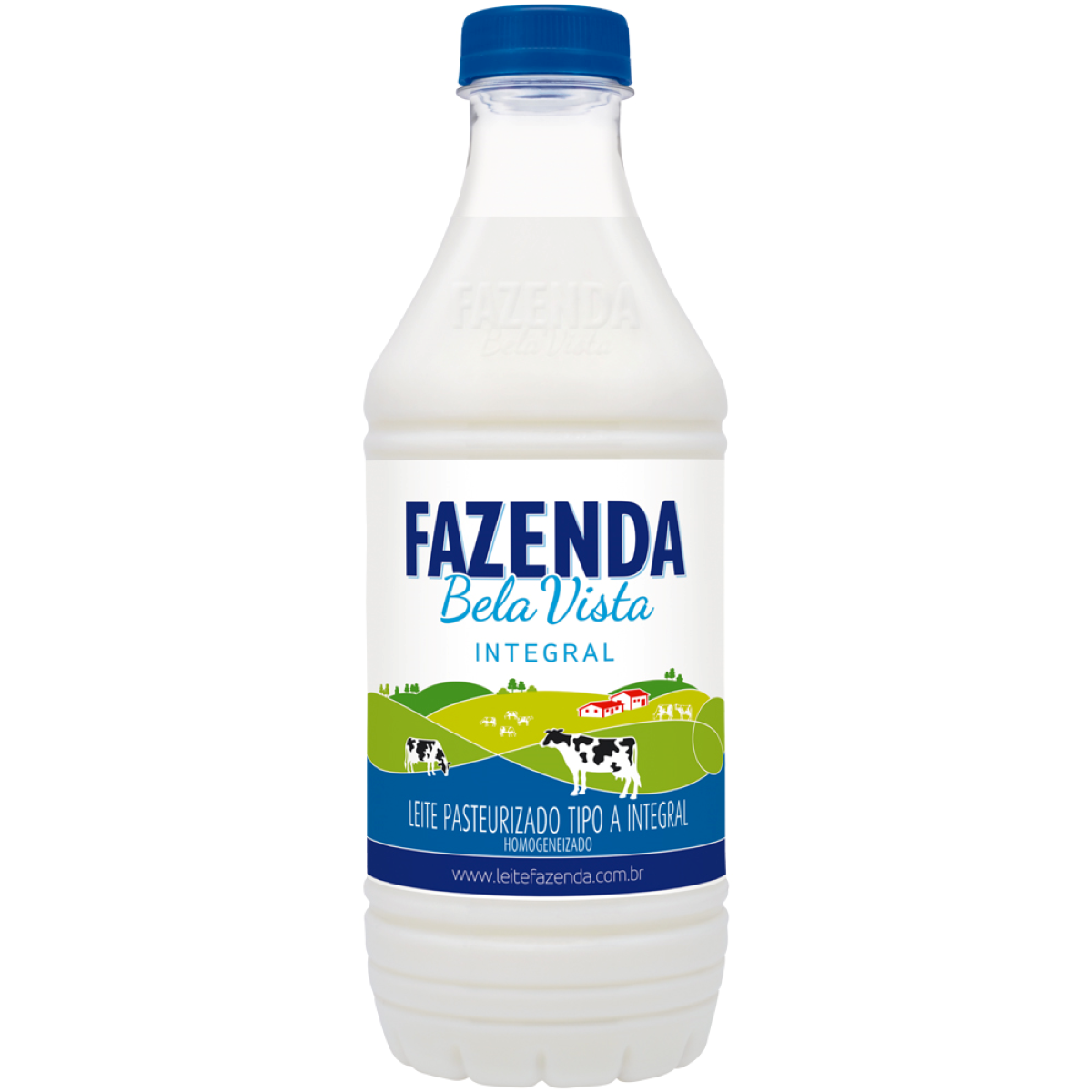 Leite Pasteurizado Homogeneizado Tipo A Integral Fazenda Bela Vista Garrafa 1l