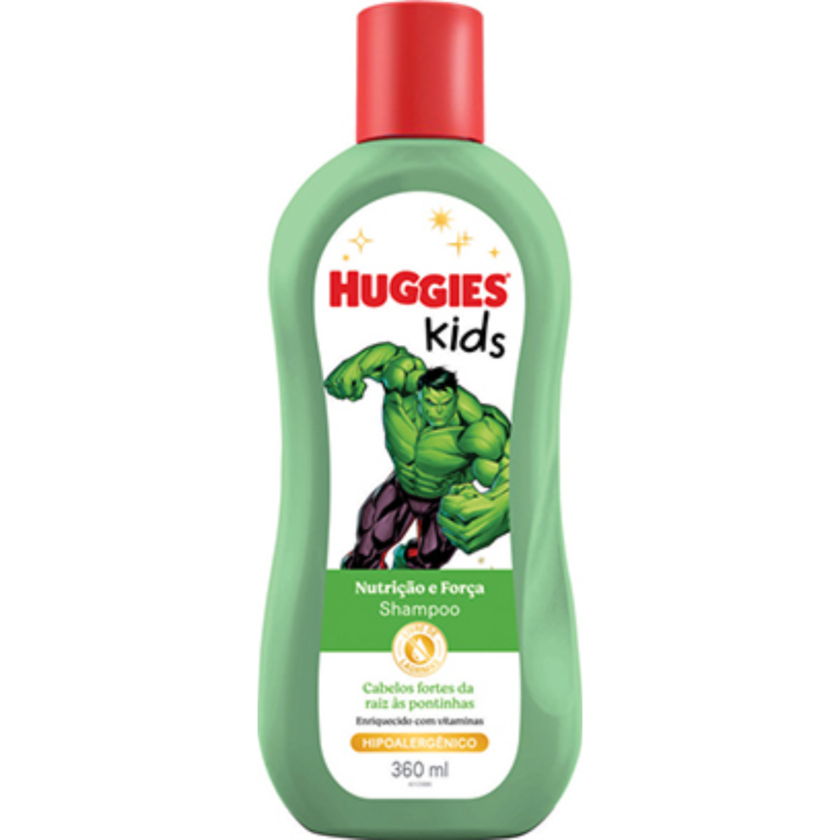 Shampoo Hulk Huggies Kids Nutrição e Força Frasco 360ml