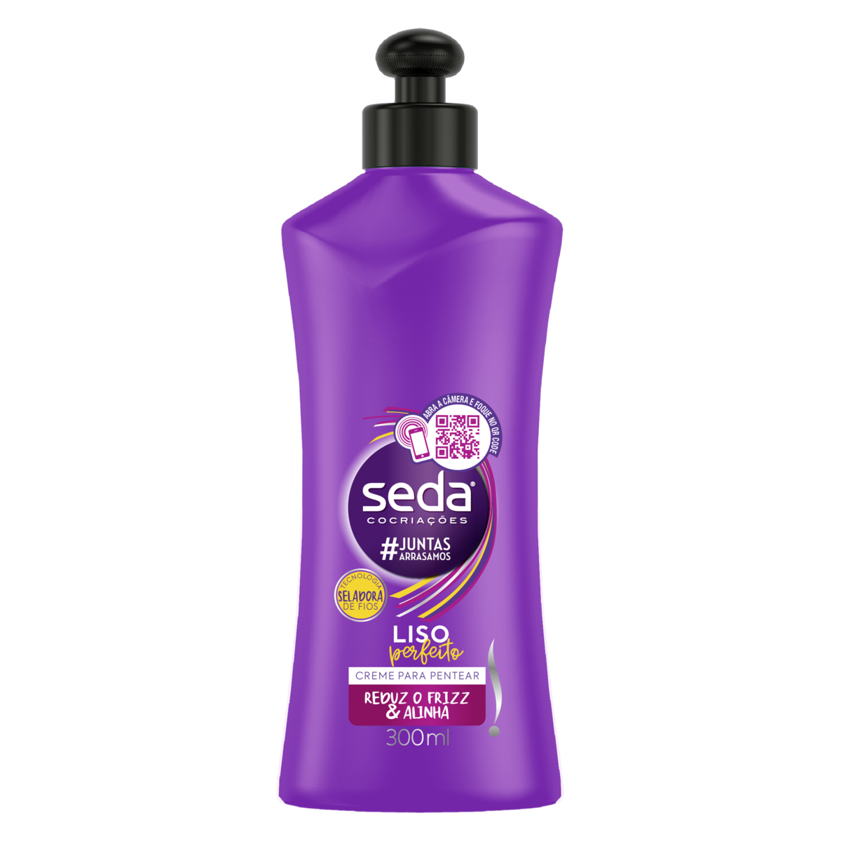 Creme para Pentear Seda Cocriações Liso Perfeito Frasco 300ml