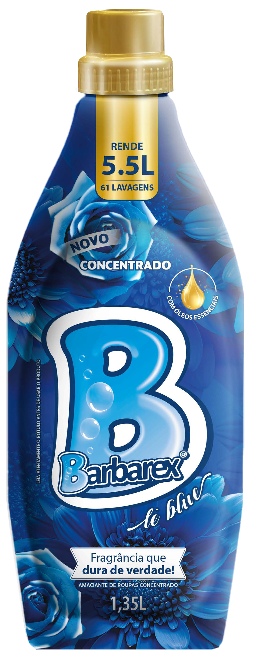 Amaciante Concentrado Barbarex Blue Frasco 1,35L