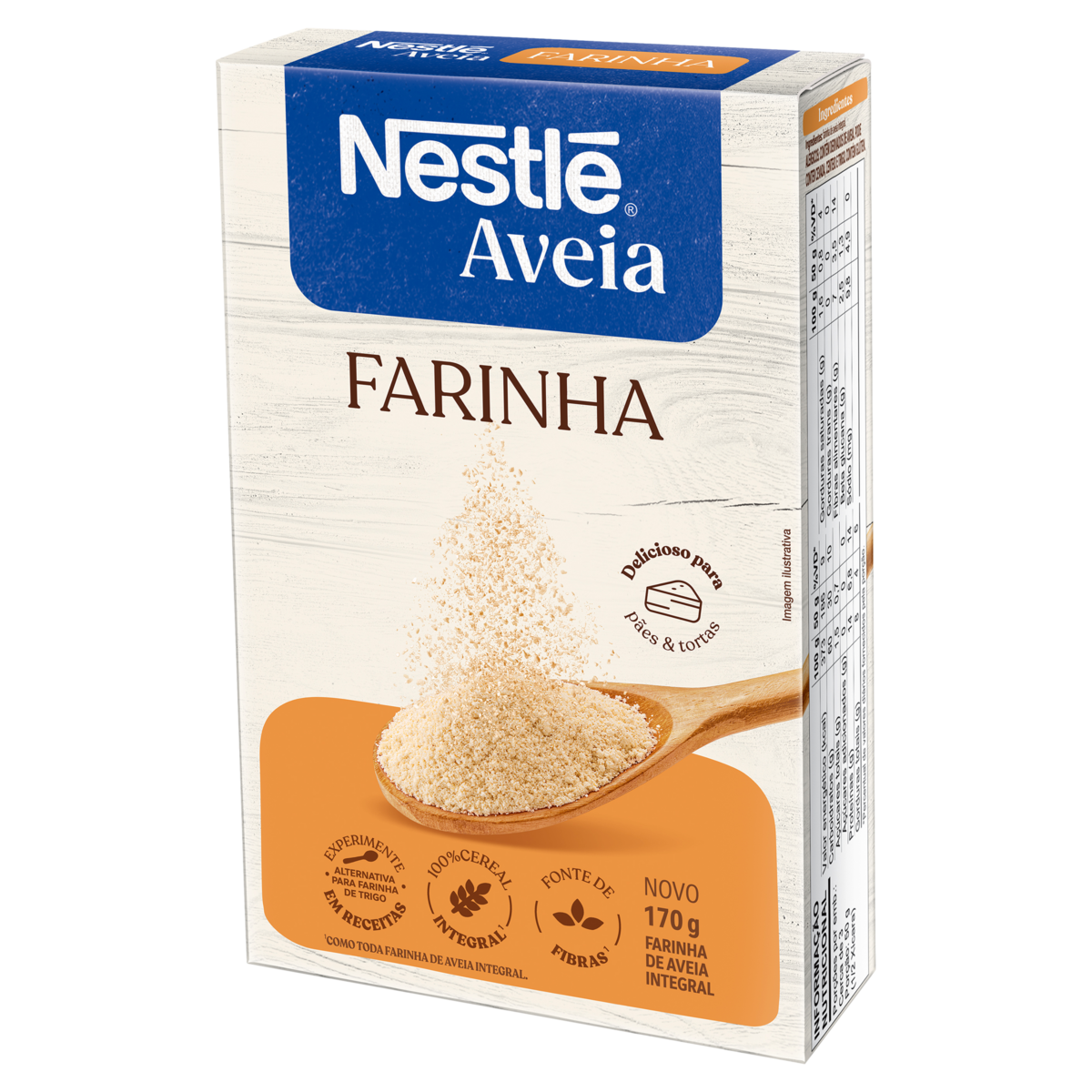 Farinha de Aveia Integral Nestlé Caixa 170g